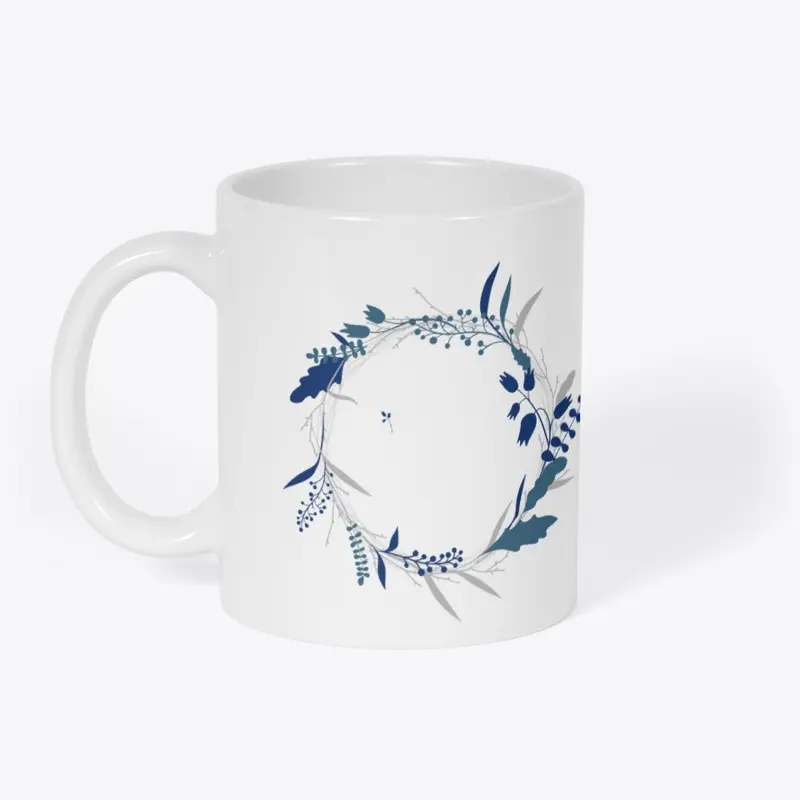 Flower Twig printed Mug