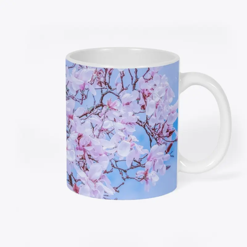 Tulip Mangolia Tree Branch Mug